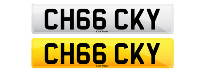 CH66 CKY REPLACEMENT NUMBER PLATES CH66 CKY REPLACEMENT NUMBER PLATES